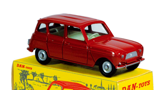 Renault 4L Rouge Corail