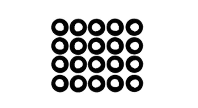 20 Pneus Striés Noirs pour Renault 4L