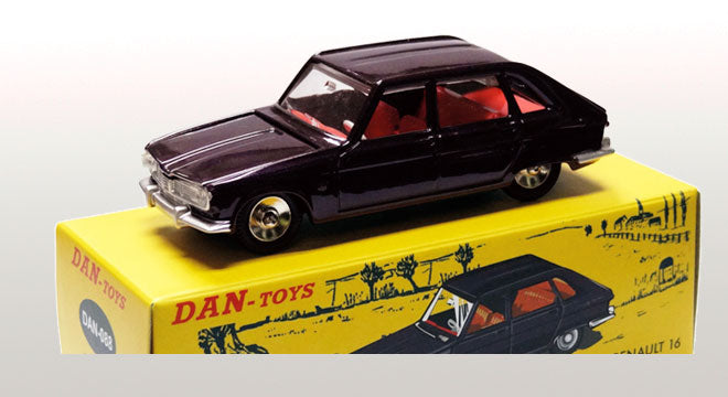 Renault 16 Prune, capot et hayon ouvrants, siège AR coulissant