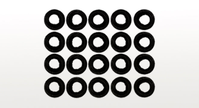 20 Pneus Striés Noirs Dunlop pour Peugeot 404