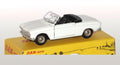 Peugeot 204 Cabriolet Blanc (Portes et capot ouvrants, dossier des sièges basculant)