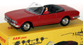Peugeot 504 Cabriolet Rouge avec Conducteur (roues directionnelles actionnées par le volant)