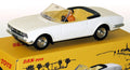 Peugeot 504 Cabriolet Blanc avec Conducteur (roues directionnelles actionnées par le volant)