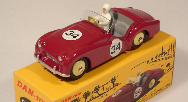Triumph TR2 Compétition #34 Grenat