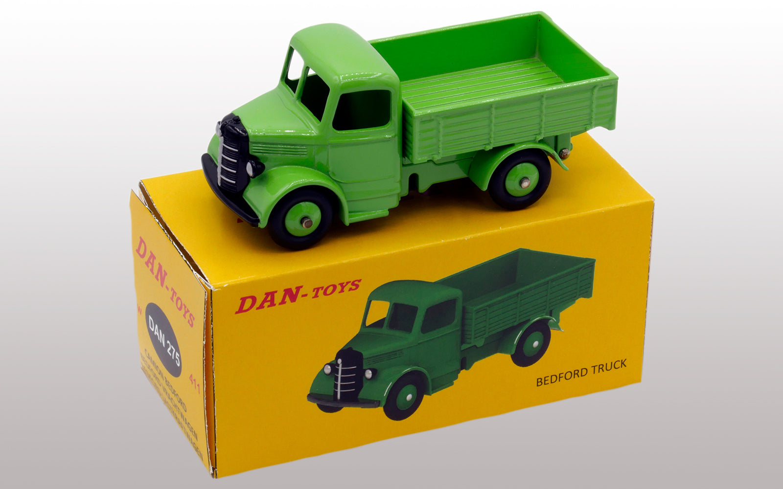 Bedford Camion Plateau Vert Fluo