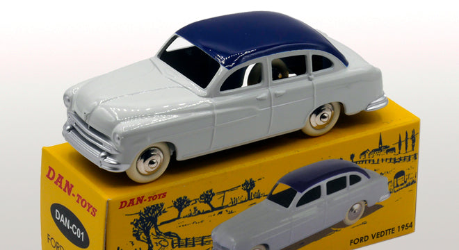 Ford Vedette 1954 Gris Clair / Toit Bleu