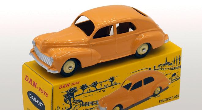 Peugeot 203 Jaune Ocré