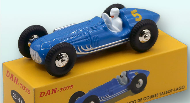 Auto de Course Talbot-Lago #5 Bleu Foncé