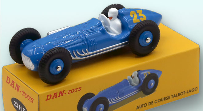 Auto de Course Talbot-Lago #23 Bleu Foncé