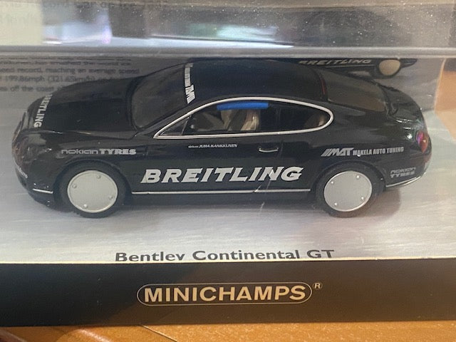 BENTLEY - CONTINENTAL GT WORLD RECORD CAR ON ICE (SU GIACCIO) 2007 321km/h  (un seul exemplaire neuf en boite d'origine )
