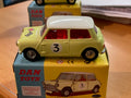 Morris Mini Cooper Competition #3 Jaune / Toit Blanc