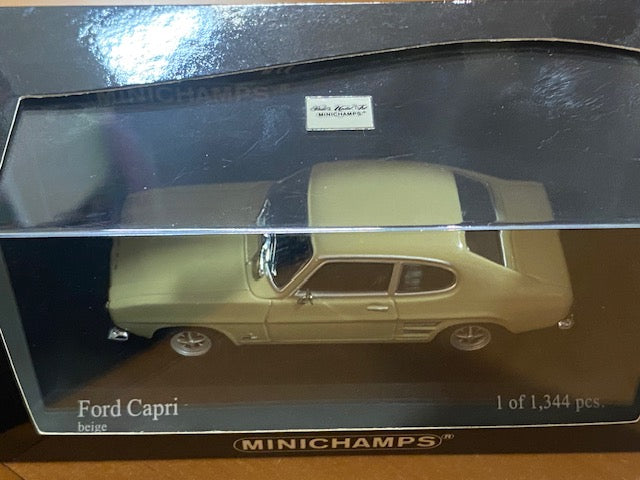 Ford Capri  1969   Beige ( un seul exemplaire neuf en boite d'origine