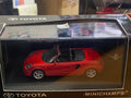 TOYOTA MR2 CABRIOLET Rouge( un seul exemplaire neuf boite d'origine )