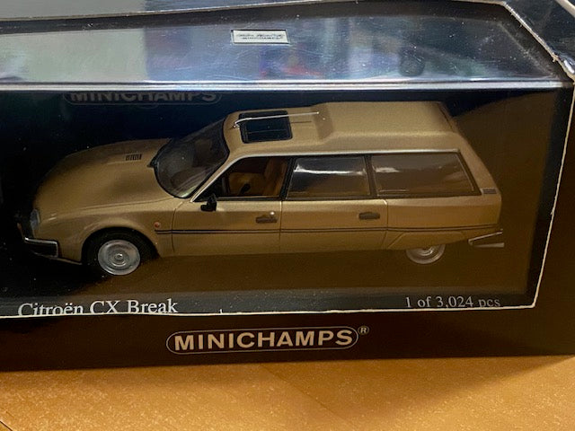 Citroën CX Break 1980 Or ( Un seul exemplaire neuf  boite d'origine)