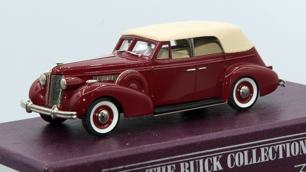 Buick Special 5-passenger Convertible Phaeton 1937 Sandringham Maroon Ref BC005