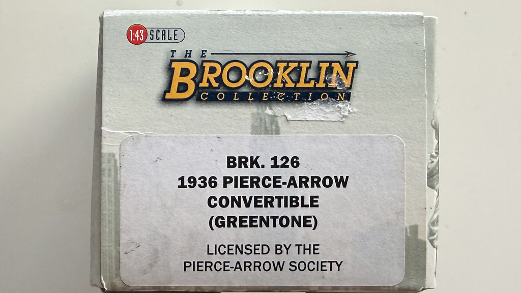 Pierce-Arrow Convertible 1936 Vert Clair Ref BRK126