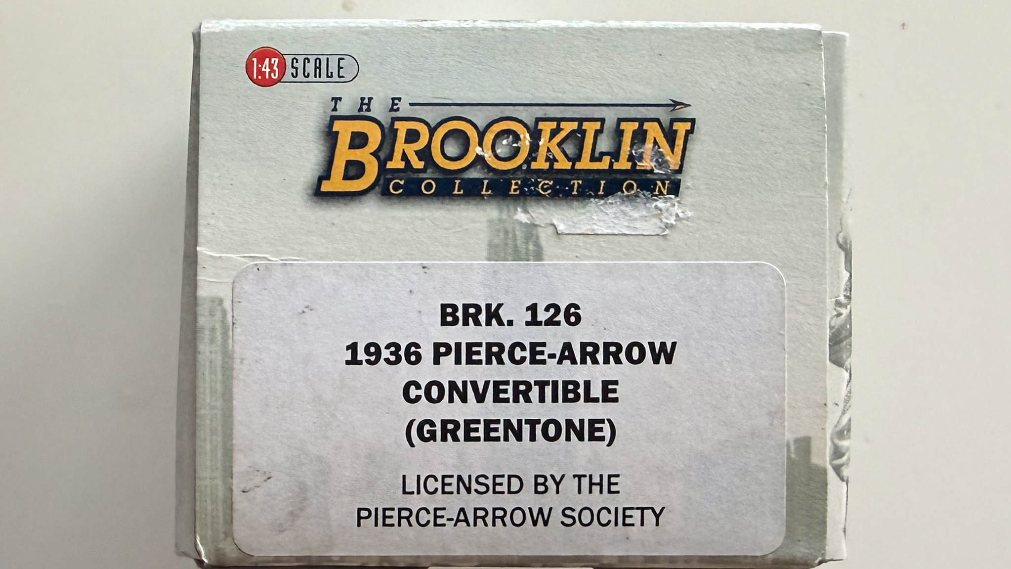 Pierce-Arrow Convertible 1936 Vert Clair Ref BRK126