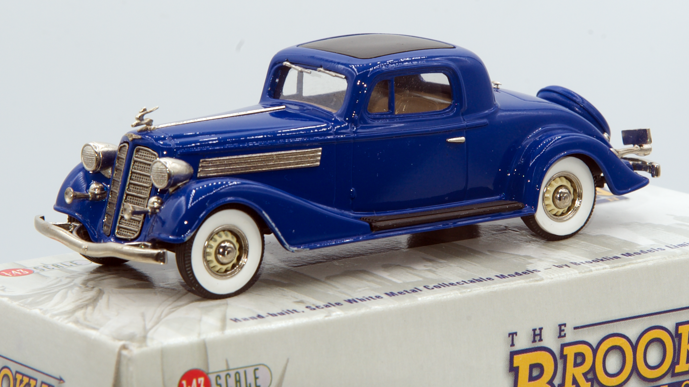 Buick 96-S Coupe 1934 Bleu Foncé Ref BRK133