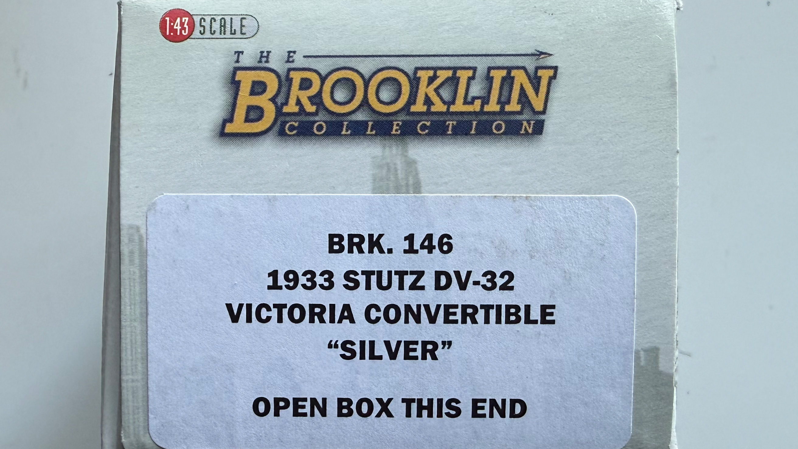 Stutz DV-32 Victoria Convertible 1933 Argent BRK146