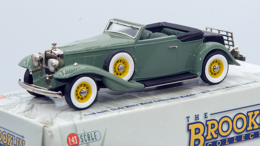 Stutz DV-32 Victoria Convertible (B.C.C. Special 2009 ) 1933 Vert Kaki (Edition limitée 175 exemplaires) BRK146x