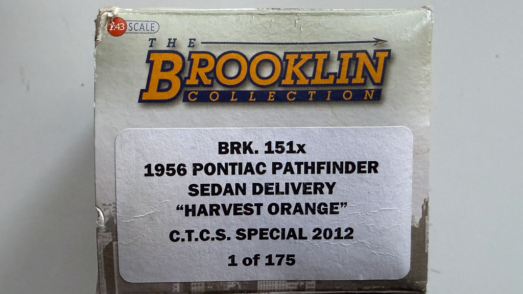 Pontiac Pathfinder Sedan Delivery (C.T.C.S. special 2012) 1956 Orange (Edition limlitée 175 exemplaires) BRK151x