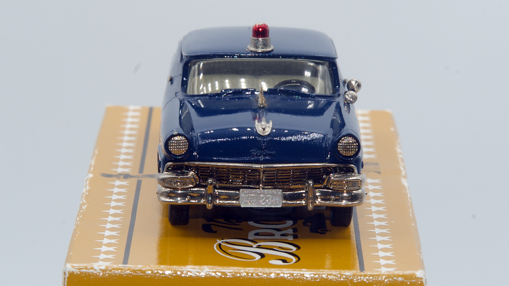 Ford Mainline 2-Door Michigan State Police 1956 Bleu Foncé Ref BRK23AA