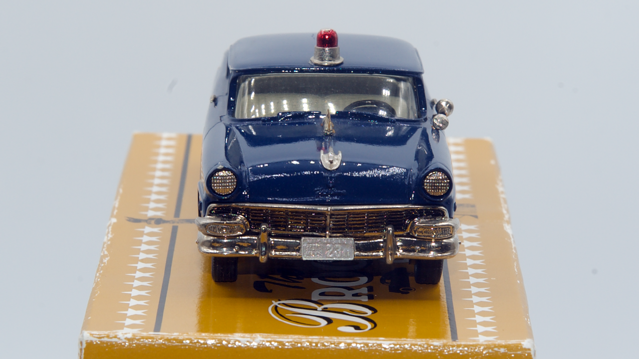 Ford Mainline 2-Door Michigan State Police 1956 Bleu Foncé Ref BRK23AA