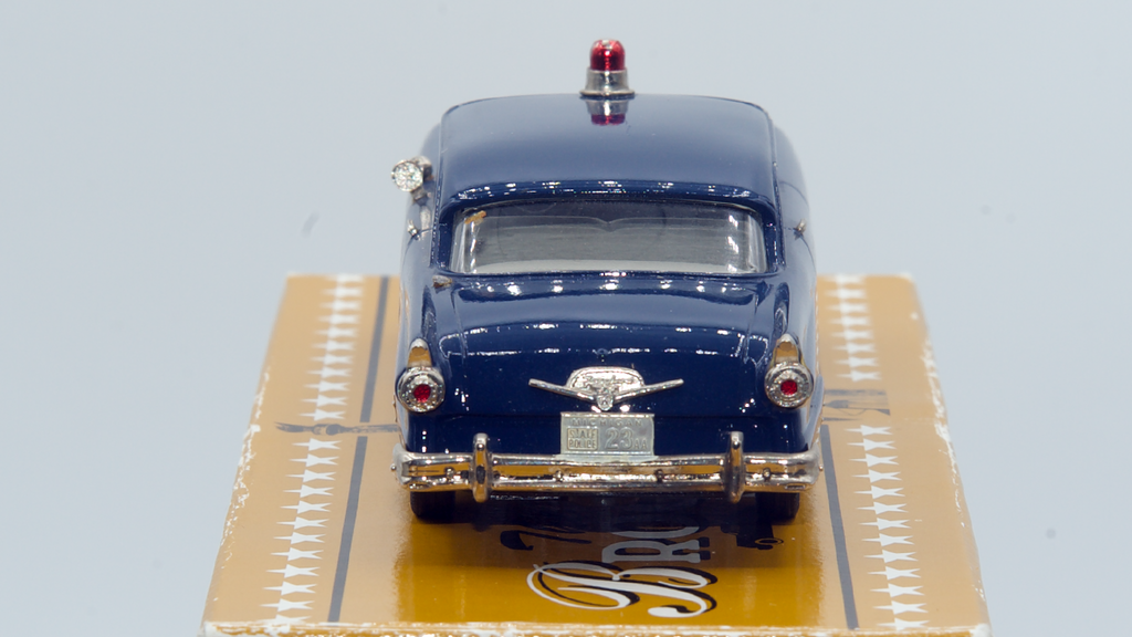 Ford Mainline 2-Door Michigan State Police 1956 Bleu Foncé Ref BRK23AA
