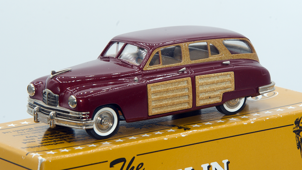 Packard Eight Woody 1948 Rouge Bordeaux Ref BRK43B