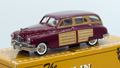 Packard Eight Woody 1948 Rouge Bordeaux Ref BRK43B