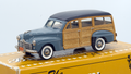 Ford V8 Station Wagon 1947 Bleu/Noir/Bois Ref BRK83
