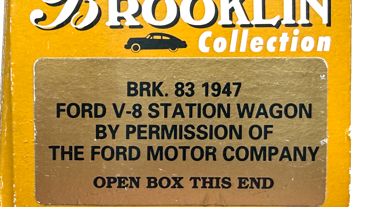 Ford V8 Station Wagon 1947 Bleu/Noir/Bois Ref BRK83