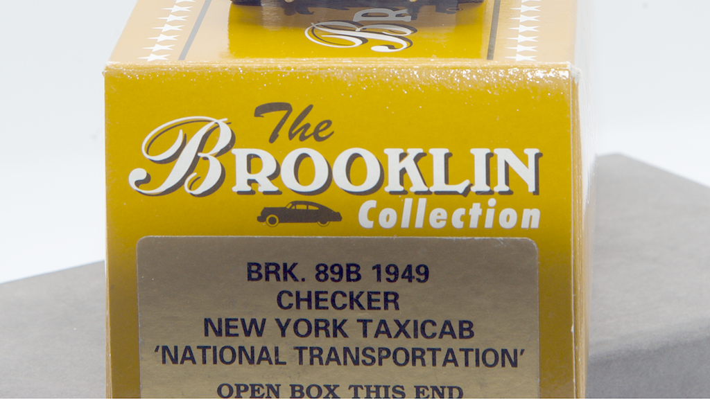 Checker New York Taxi Cab 1949 Jaune/Vert Ref.BRK89B