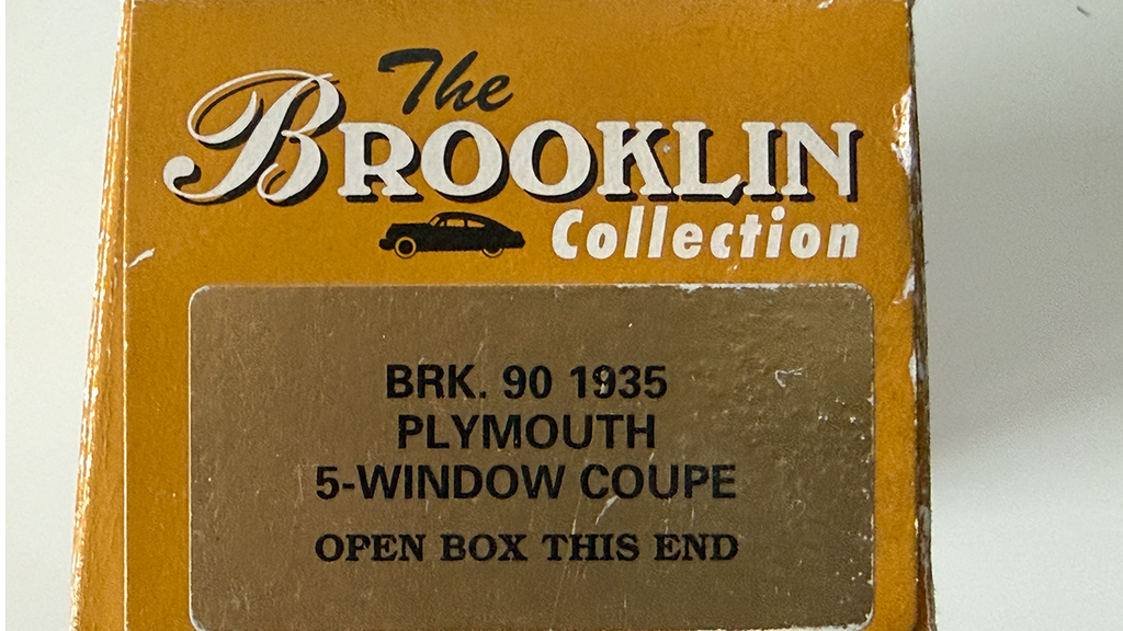 Plymouth 5-window Coupe 1935 Rouge Ref BRK90