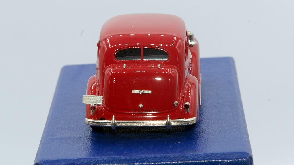 Buick Special Sedan Baltimore Fire Chief 1936 Rouge Ref CSV11
