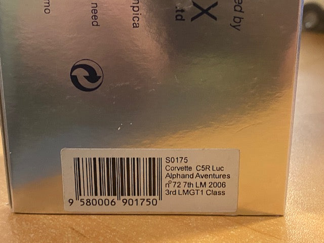 Corvette C5R #72 24H LeMans 2006 L. Alphand/J. Policand et P. Goueslard Ref S0175 -11 Mars 2026