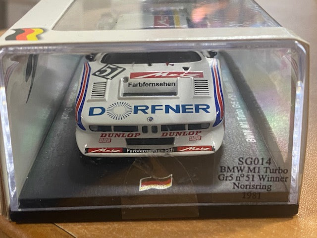 BMW M1 Turbo Gr5 Winner Norisring 1981 #51 Hans-Joachim Stuck Ref SG014-11 Mars 2026