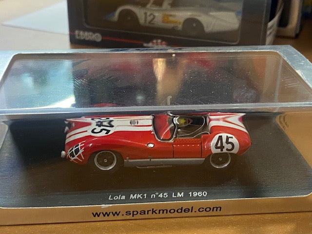 RARE Lola MK1 #45 Le Mans 1960 - C.VOEGELE-PASHDOWN