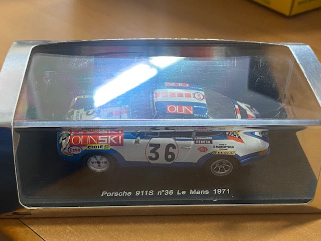 RARE Porsche 911S #36 Le Mans 1971 - B.Waldegaard- B.Cheneviére