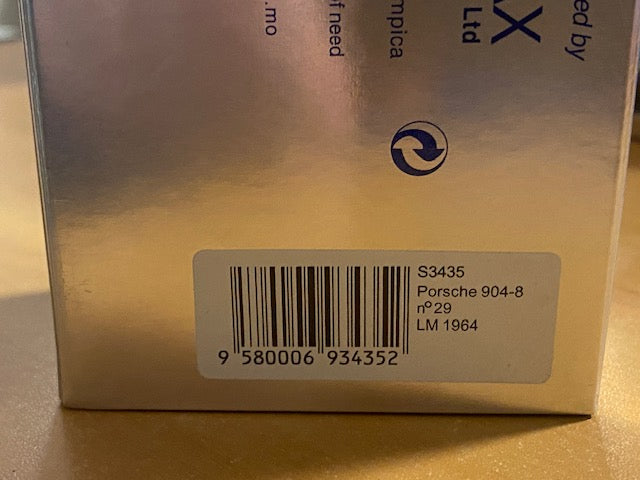 Porsche 904-8 #29 Le Mans 1964 - E.Barth - H.Linge