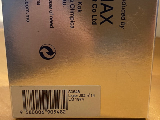 LIGIER JS2 #14 24H LE MANS 1974 -  Guy Chasseuil  Michel Leclère