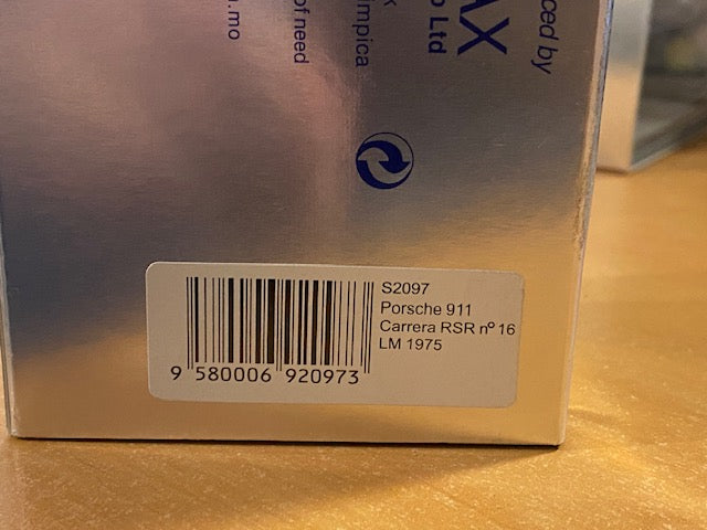 Porsche 911 Carrera RSR Le Mans 1975 #16 -  Schickentanz/ Bertrams