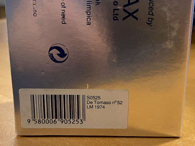 De Tomaso Pantera #52 Lm 1974 -  Max Cohen Olivar- Philippe Carron