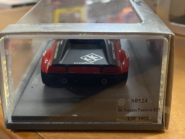 RARE De Tomaso Pantera #33 Le Mans 1972 Guy Chasseuil - Jean Vinatier junior