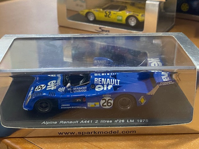 ALPINE A441 2L Le Mans 1975  #26 - M.C  Beaumont/ L. Lombardi
