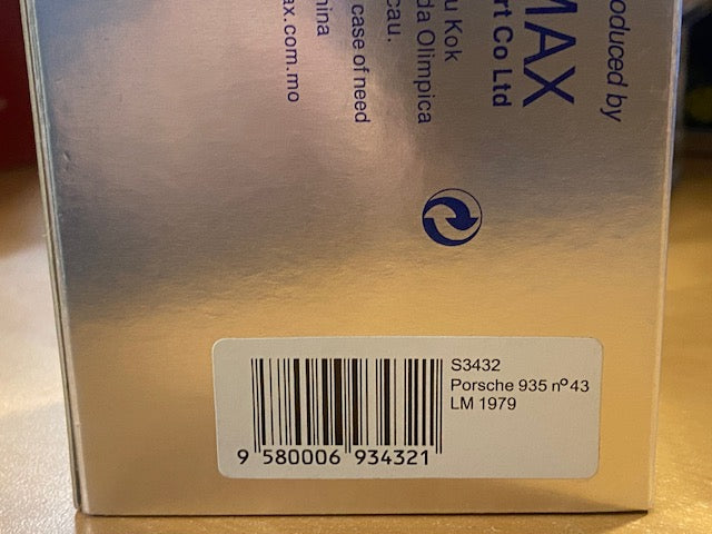 Porsche 935 #43 Le Mans 1979 -  C.Haldi- R.Teran-H.Loewe