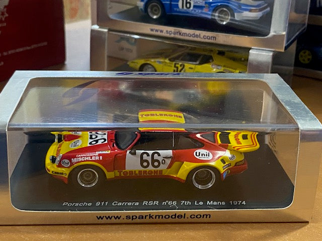 Porsche 911 Carrera RSR #66 7th Le Mans 1974 B.heneviere- P.Zbinden