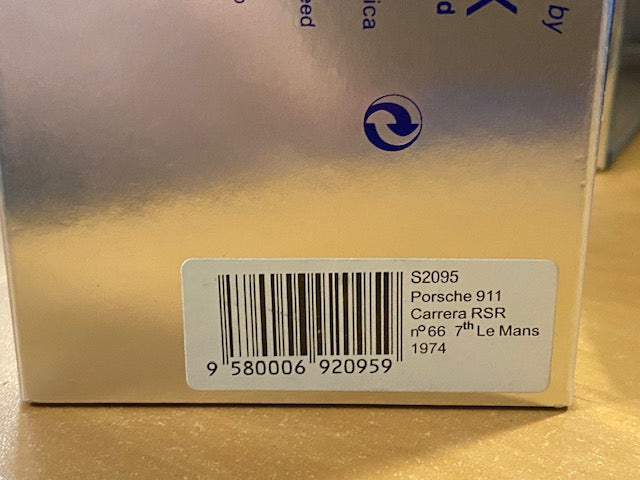 Porsche 911 Carrera RSR #66 7th Le Mans 1974 B.heneviere- P.Zbinden