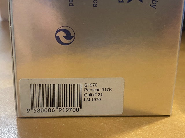 Porsche 917K Gulf #21 Le Mans 1970 - Pedro Rodríguez -  Leo Kinnunen