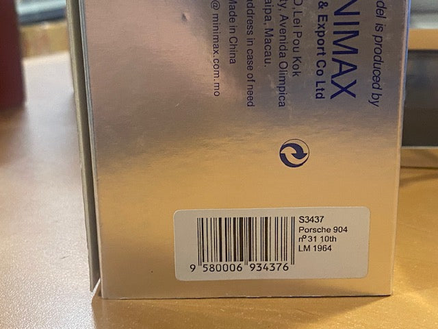 Porsche 904 #31  10th Le Mans 1964 - G ..Koch-H.Sck=hiller